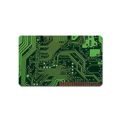 Board Computer Chip Data Processing Magnet (name Card) by Sapixe