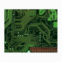 Board Computer Chip Data Processing Small Glasses Cloth (2-side) by Sapixe