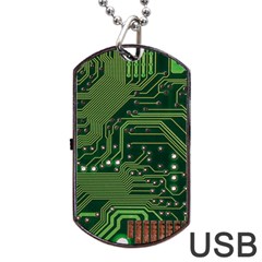 Board Computer Chip Data Processing Dog Tag Usb Flash (two Sides) by Sapixe