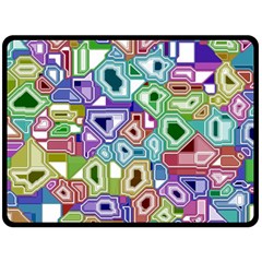 Board Interfaces Digital Global Double Sided Fleece Blanket (large)  by Sapixe