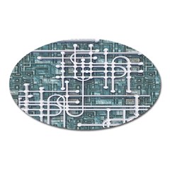 Board Circuit Control Center Oval Magnet