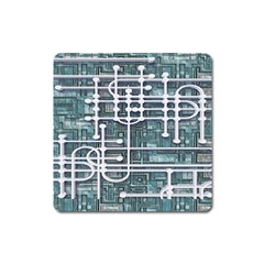 Board Circuit Control Center Square Magnet