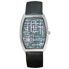 Board Circuit Control Center Barrel Style Metal Watch by Sapixe