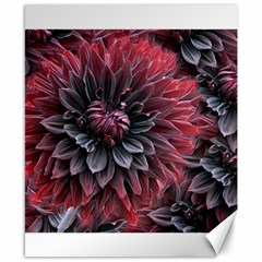 Flower Fractals Pattern Design Creative Canvas 8  X 10  by Sapixe