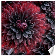 Flower Fractals Pattern Design Creative Canvas 16  X 16   by Sapixe