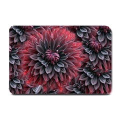 Flower Fractals Pattern Design Creative Small Doormat  by Sapixe