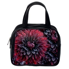 Flower Fractals Pattern Design Creative Classic Handbags (one Side) by Sapixe