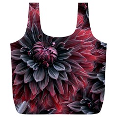 Flower Fractals Pattern Design Creative Full Print Recycle Bags (l)  by Sapixe