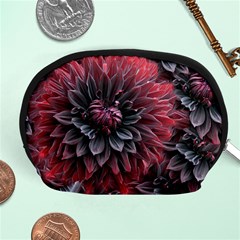 Flower Fractals Pattern Design Creative Accessory Pouches (medium)  by Sapixe