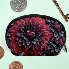 Flower Fractals Pattern Design Creative Accessory Pouches (large)  by Sapixe