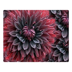 Flower Fractals Pattern Design Creative Double Sided Flano Blanket (large)  by Sapixe