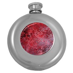 Background Texture Structure Round Hip Flask (5 Oz) by Sapixe