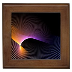 Star Graphic Rays Movement Pattern Framed Tiles