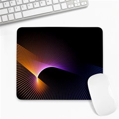 Star Graphic Rays Movement Pattern Large Mousepads