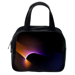 Star Graphic Rays Movement Pattern Classic Handbags (One Side)