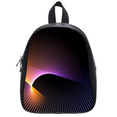 Star Graphic Rays Movement Pattern School Bag (Small)