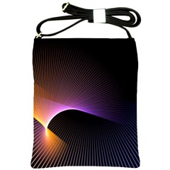 Star Graphic Rays Movement Pattern Shoulder Sling Bags