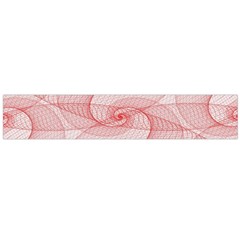 Red Pattern Abstract Background Large Flano Scarf 