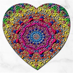 Background Fractals Surreal Design Jigsaw Puzzle (heart)