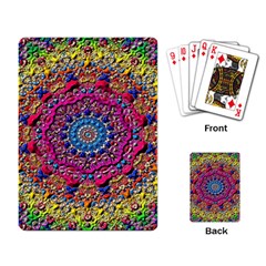 Background Fractals Surreal Design Playing Card by Sapixe