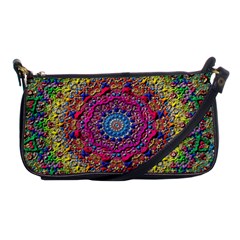 Background Fractals Surreal Design Shoulder Clutch Bags by Sapixe