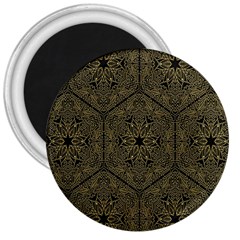 Texture Background Mandala 3  Magnets by Sapixe