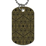 Texture Background Mandala Dog Tag (One Side) Front