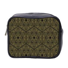 Texture Background Mandala Mini Toiletries Bag 2-side by Sapixe