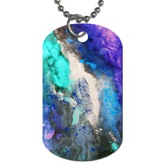 Blue Sensations Dog Tag (one Side) by Art2City