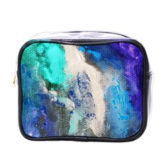 Blue Sensations Mini Toiletries Bags by Art2City