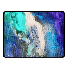 Blue Sensations Double Sided Fleece Blanket (small)  by Art2City