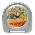 The Framework Drawing Color Texture Travel Alarm Clocks Front