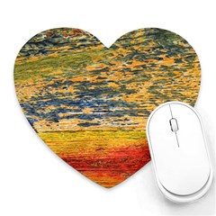 The Framework Drawing Color Texture Heart Mousepads