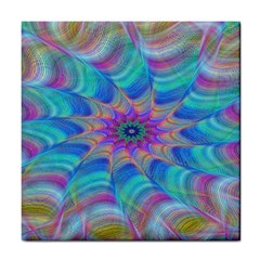 Fractal Curve Decor Twist Twirl Tile Coasters by Sapixe