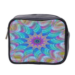 Fractal Curve Decor Twist Twirl Mini Toiletries Bag 2-side by Sapixe