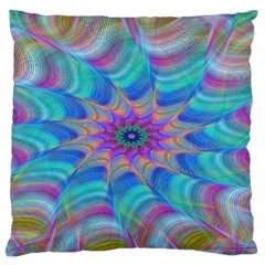 Fractal Curve Decor Twist Twirl Standard Flano Cushion Case (one Side)