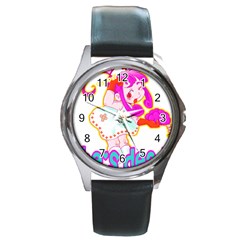 Oopsi Round Metal Watch by psychodeliciashop