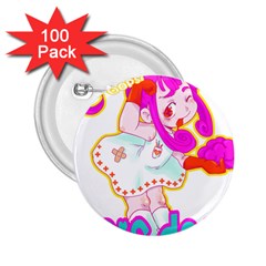 Oopsi 2 25  Buttons (100 Pack)  by psychodeliciashop