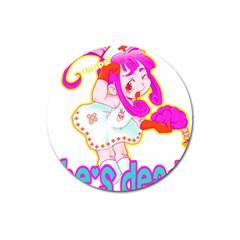 Oopsi Magnet 3  (round) by psychodeliciashop