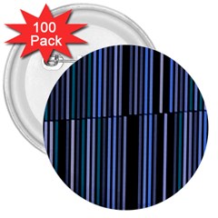 Shades Of Blue Stripes Striped Pattern 3  Buttons (100 Pack)  by yoursparklingshop