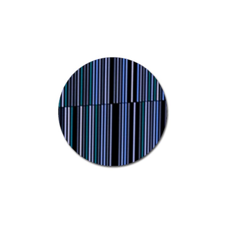 Shades of Blue Stripes Striped Pattern Golf Ball Marker (4 pack)