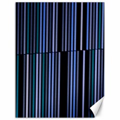 Shades Of Blue Stripes Striped Pattern Canvas 12  X 16   by yoursparklingshop