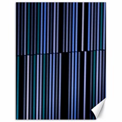 Shades Of Blue Stripes Striped Pattern Canvas 18  X 24   by yoursparklingshop