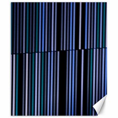 Shades Of Blue Stripes Striped Pattern Canvas 20  X 24   by yoursparklingshop