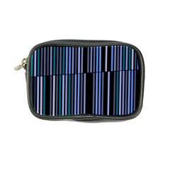 Shades Of Blue Stripes Striped Pattern Coin Purse by yoursparklingshop