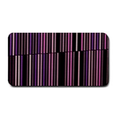 Shades Of Pink And Black Striped Pattern Medium Bar Mats by yoursparklingshop