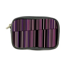 Shades Of Pink And Black Striped Pattern Coin Purse by yoursparklingshop