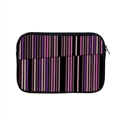 Shades Of Pink And Black Striped Pattern Apple Macbook Pro 15  Zipper Case by yoursparklingshop