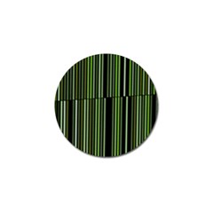 Shades Of Green Stripes Striped Pattern Golf Ball Marker (10 Pack) by yoursparklingshop