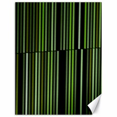 Shades Of Green Stripes Striped Pattern Canvas 18  X 24   by yoursparklingshop